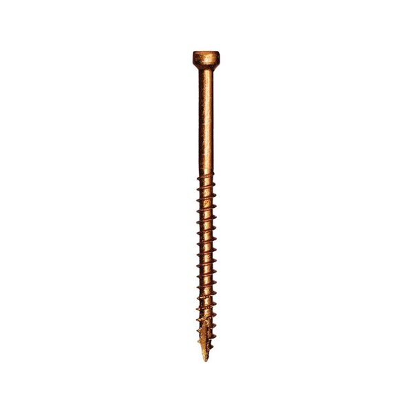 Grk Fasteners Trim No. 8 x 2.5 in. Trim Screws Yellow Zinc, 605PK 5914601 - main
